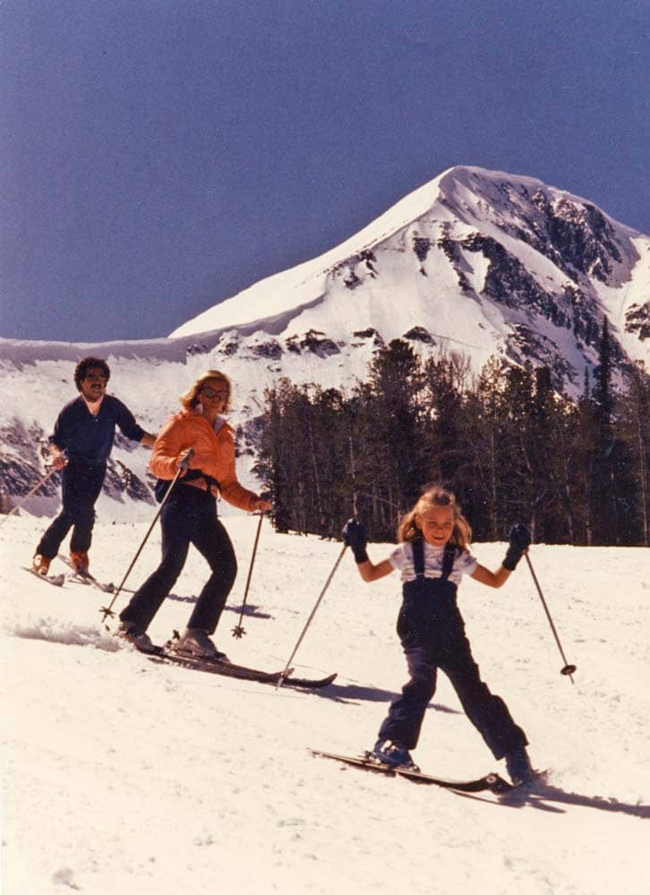 Skiers in 1973 at Big Sky Resort