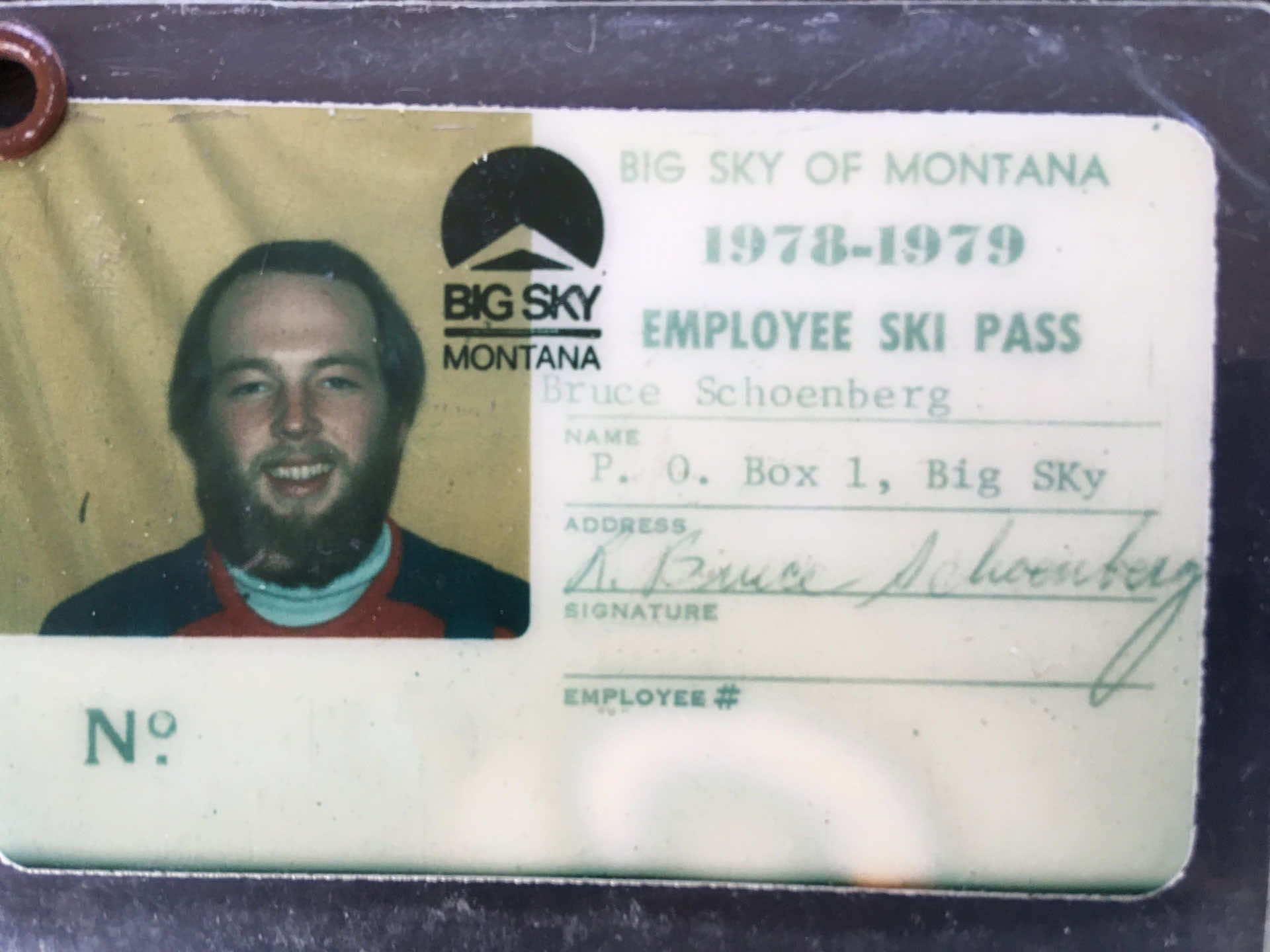 Bruce Schoneberg's 1978 Ski Pass