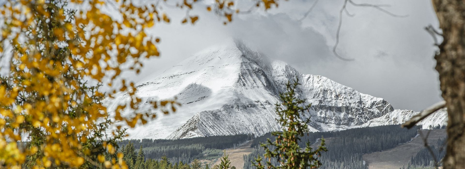 Lone Peak in the fall