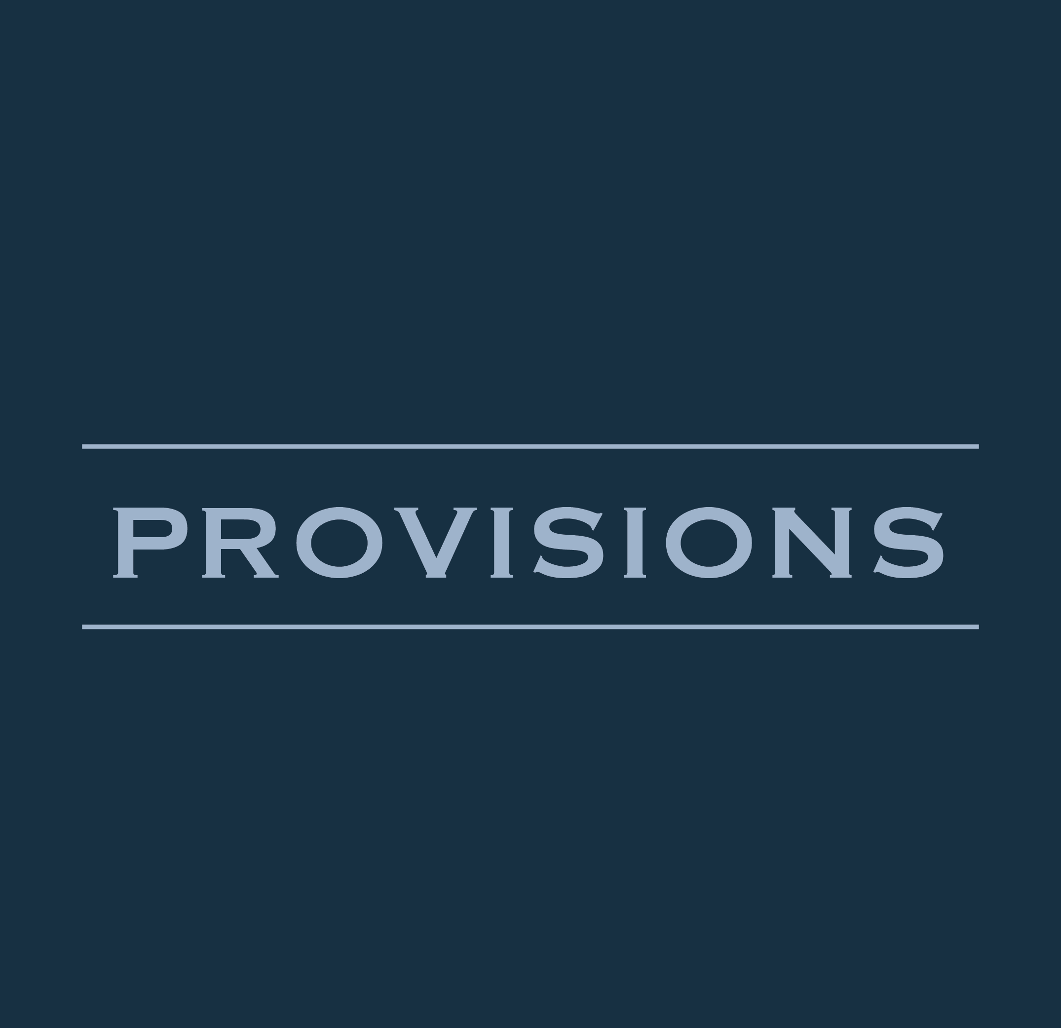 Provisions + Pendleton logo
